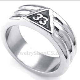 Bague Maçonnique En Titane