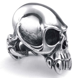 Bague Crâne En Titane