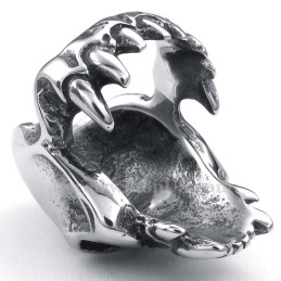 Bague Crâne En Titane