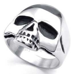 Bague Crâne En Titane