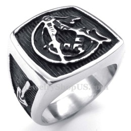 Bague Maçonnique En Titane