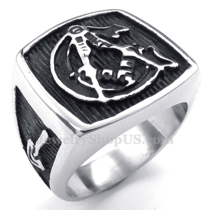 Bague Maçonnique En Titane Bague Maçonnique En Titane