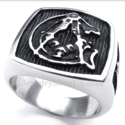 Bague Maçonnique En Titane