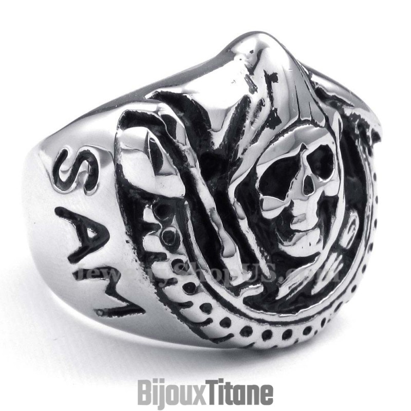 Bague Crâne En Titane Bague Crâne En Titane