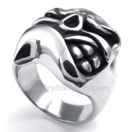 Bague Crâne En Titane