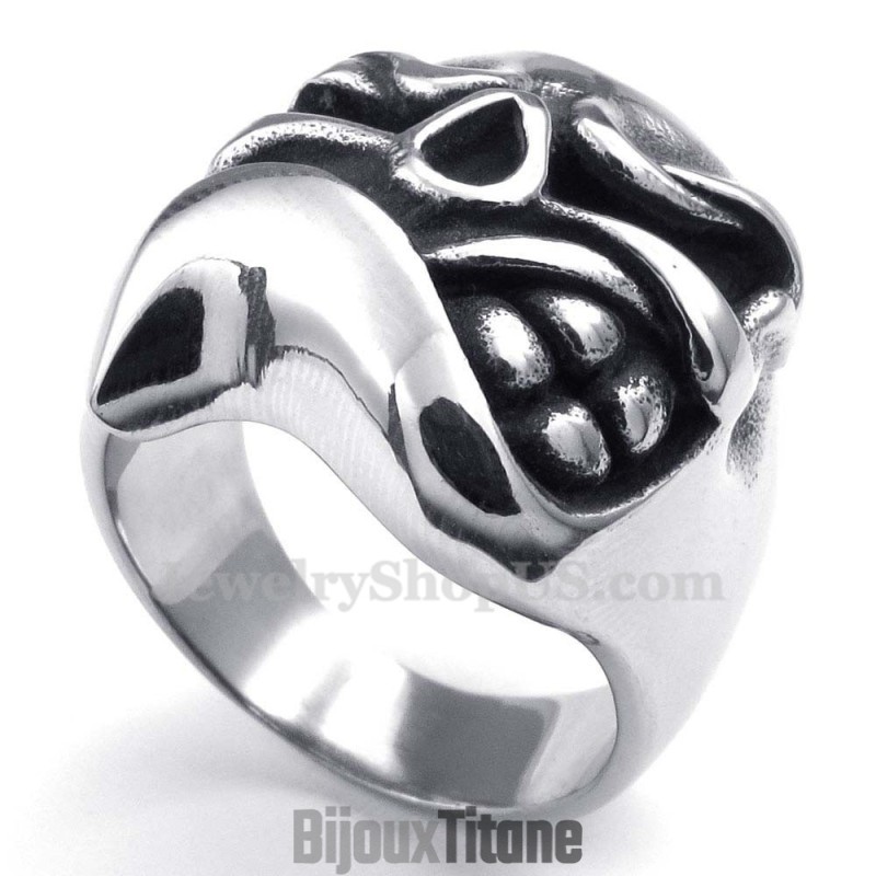 Bague Crâne En Titane Bague Crâne En Titane