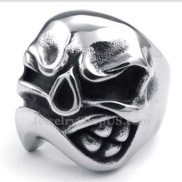 Bague Crâne En Titane