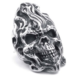Bague Crâne En Titane