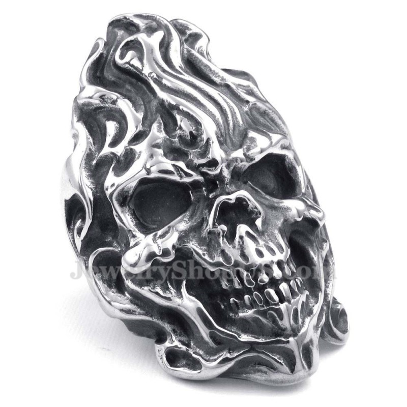 Bague Crâne En Titane Bague Crâne En Titane