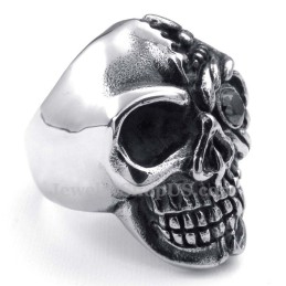 Bague Crâne En Titane