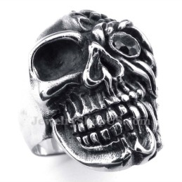 Bague Crâne En Titane