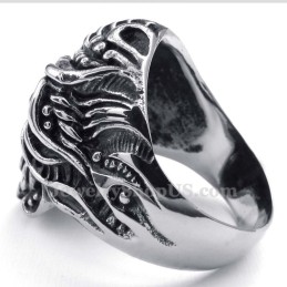 Bague Crâne En Titane
