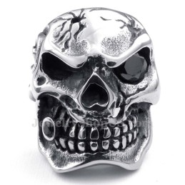 Bague Crâne En Titane