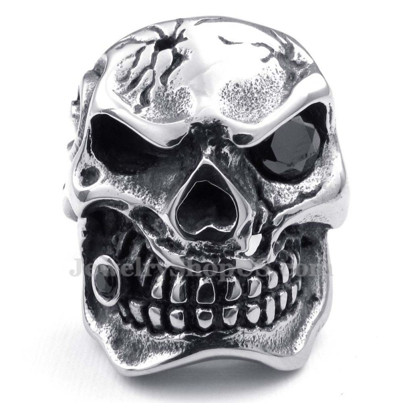 Bague Crâne En Titane Bague Crâne En Titane