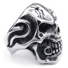 Bague Crâne En Titane