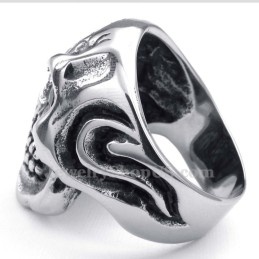 Bague Crâne En Titane