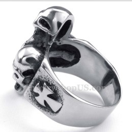 Bague Crâne En Titane