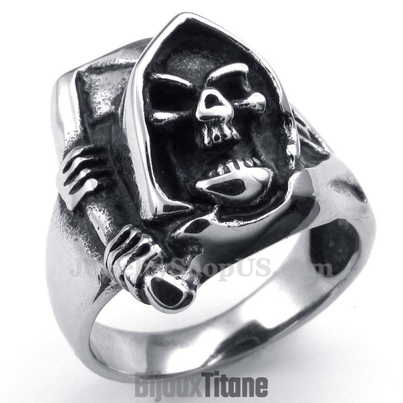 Bague Crâne En Titane Bague Crâne En Titane