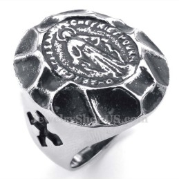 Bague Vierge Marie En Titane