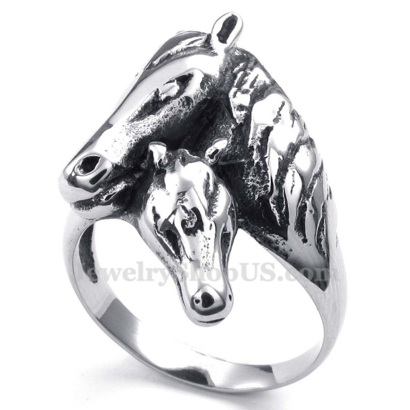 Bague Cheval En Titane