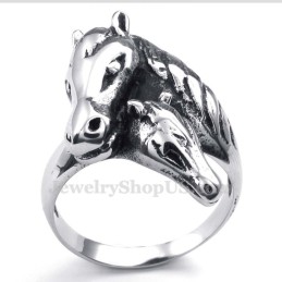 Bague Cheval En Titane