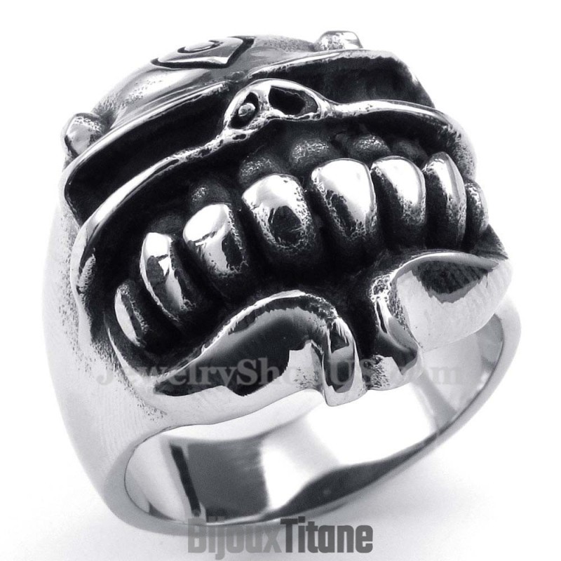 Bague Crâne En Titane Bague Crâne En Titane