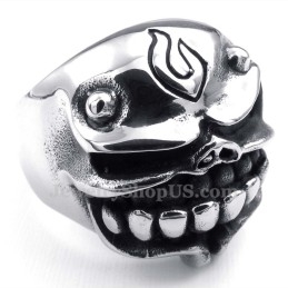 Bague Crâne En Titane