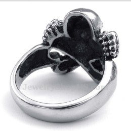 Bague Crâne En Titane
