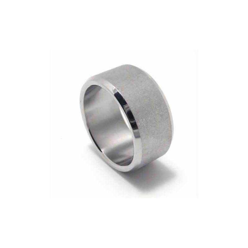 Bague En Titane Brossé De 6 Mm