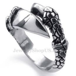 Bague Griffes D'Aigle En Titane