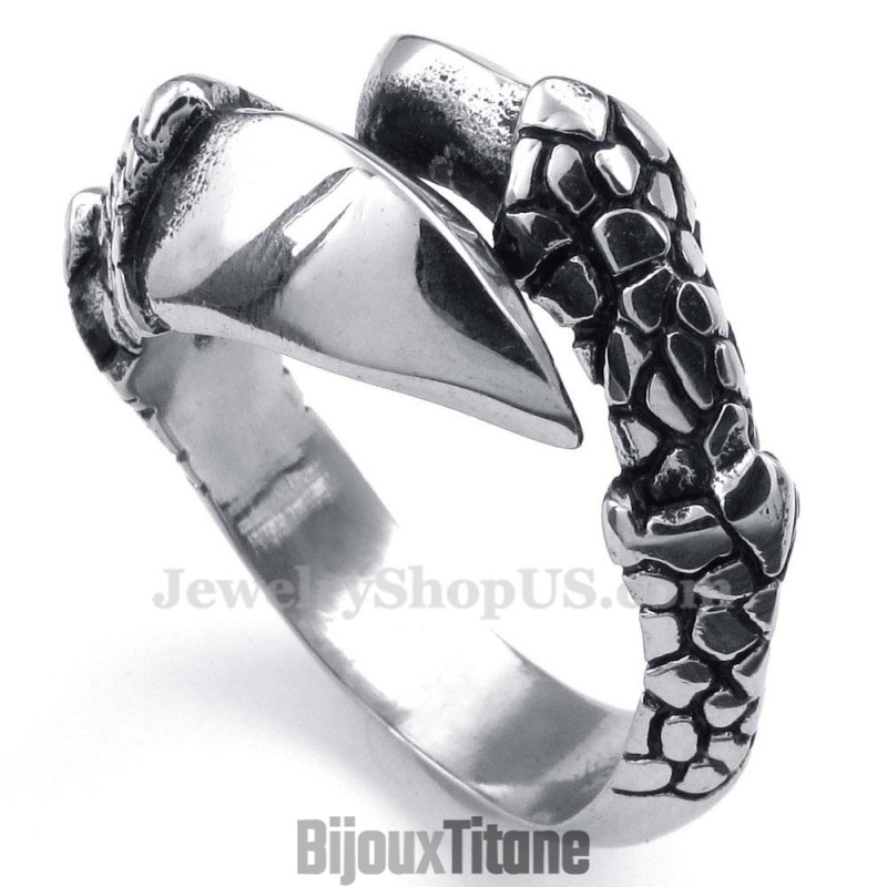 Bague Griffes D'Aigle En Titane