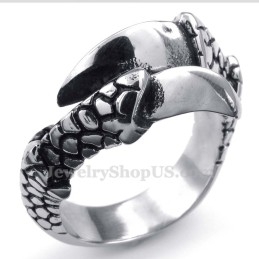 Bague Griffes D'Aigle En Titane