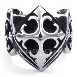 Bague Croix En Titane