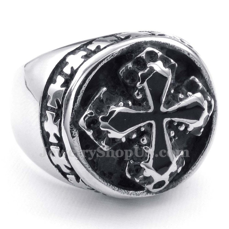 Bague Croix En Titane Bague Croix En Titane