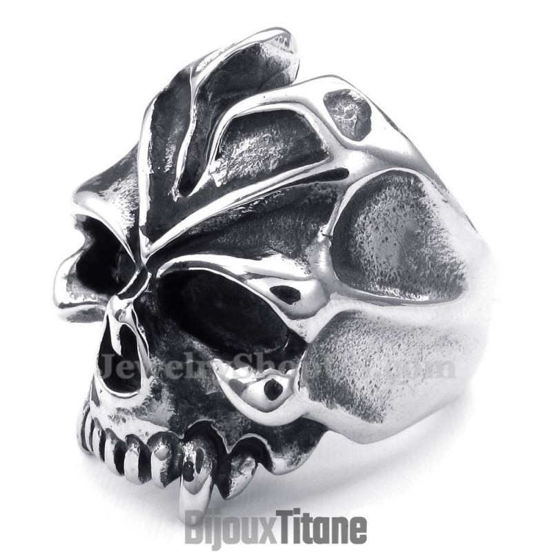 Bague Crâne En Titane Bague Crâne En Titane