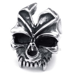 Bague Crâne En Titane