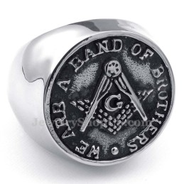 Bague Maçonnique En Titane