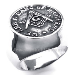 Bague Maçonnique En Titane