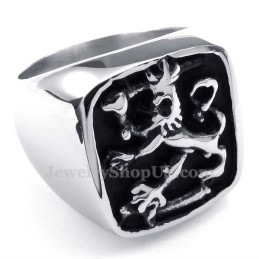 Bague Lion En Titane