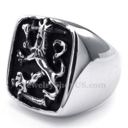 Bague Lion En Titane