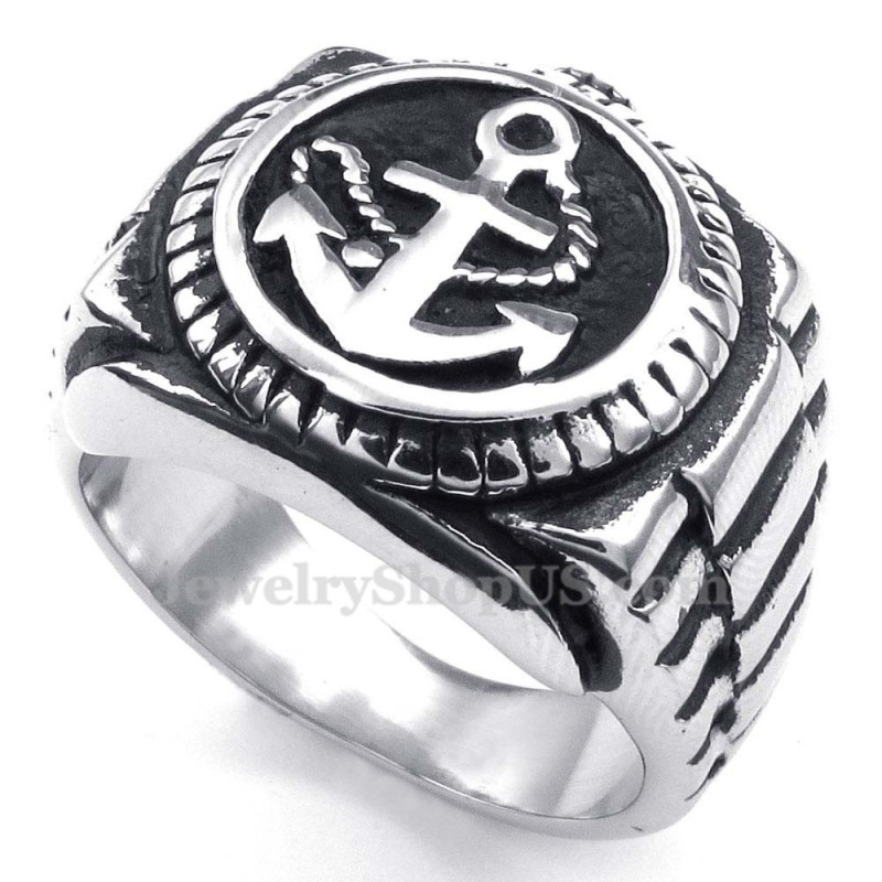 Bague De Montre En Titane Avec Ancres Bague De Montre En Titane Avec Ancres