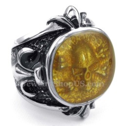 Bague Tête De Mort En Poudre De Titane