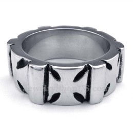 Bague Croix En Titane
