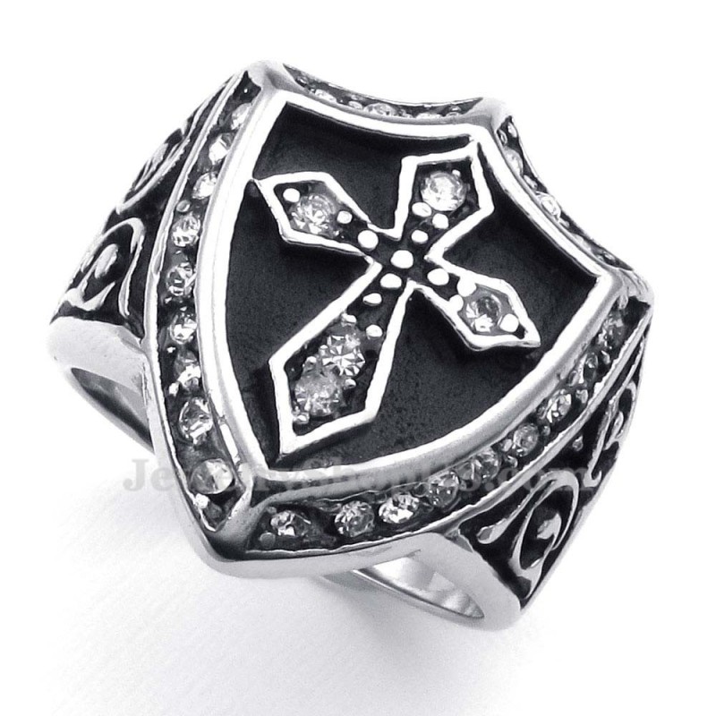 Bague Croix En Titane Bague Croix En Titane