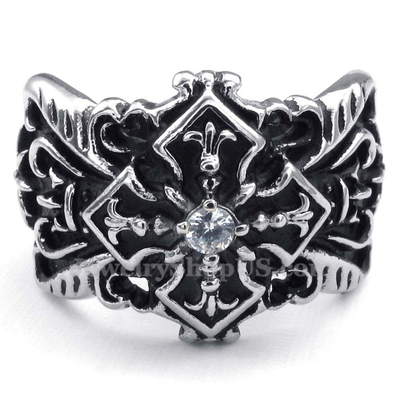 Bague Croix En Titane Bague Croix En Titane