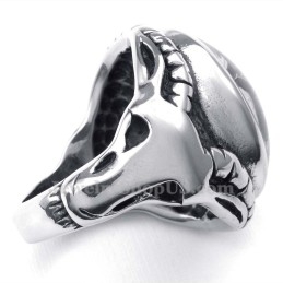 Bague Étoile À Cinq Branches En Or Et Titane Vert