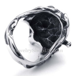Bague Crâne En Titane