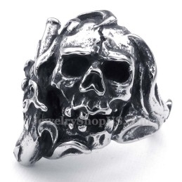 Bague Crâne En Titane