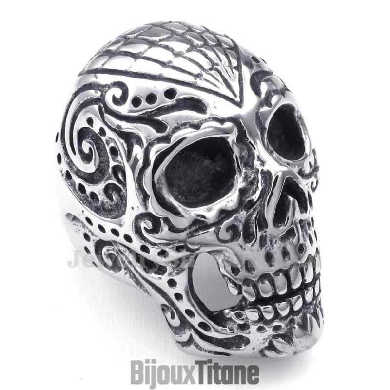 Bague Crâne En Titane Bague Crâne En Titane