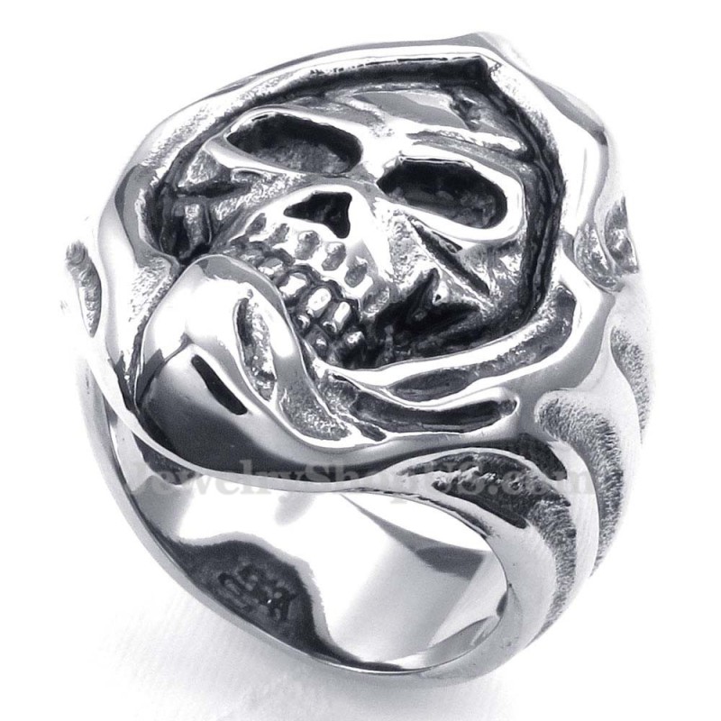 Bague Crâne En Titane Bague Crâne En Titane
